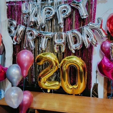 Birthday Wall Decor Helium