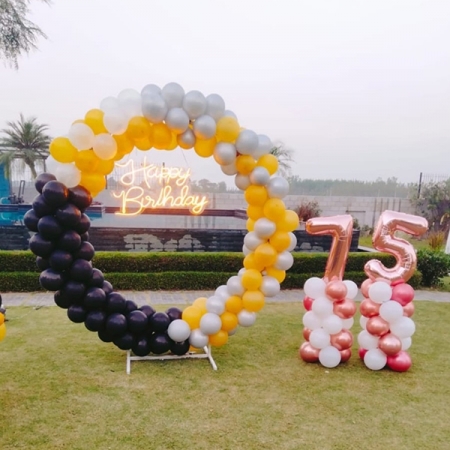 Ring Back Drop Neon Happy Bdy